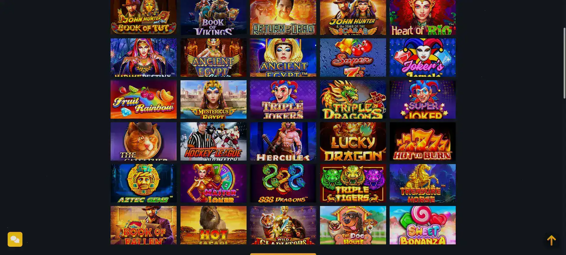Интерьер зала Olimp casino